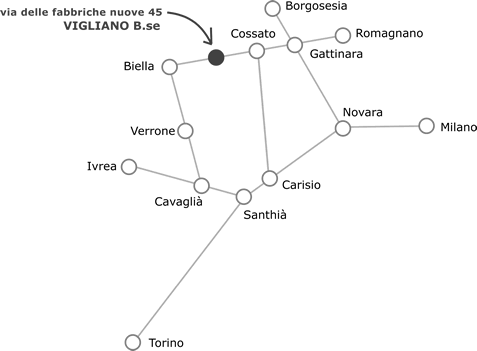 cartina Gardiman Biella
